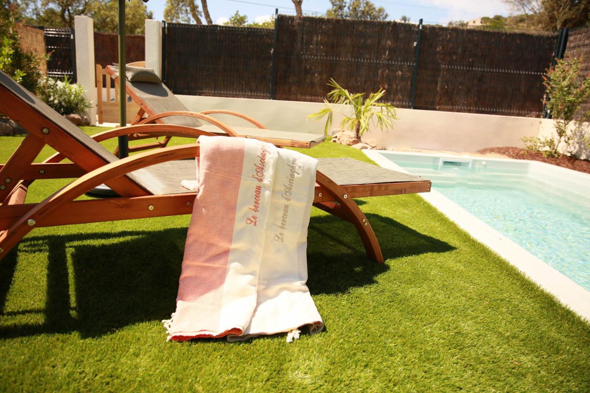 פורטו-וישיו Le Berceau D'Asciaghju Palombaggia - Acces Plage Et Piscine Privee מראה חיצוני תמונה
